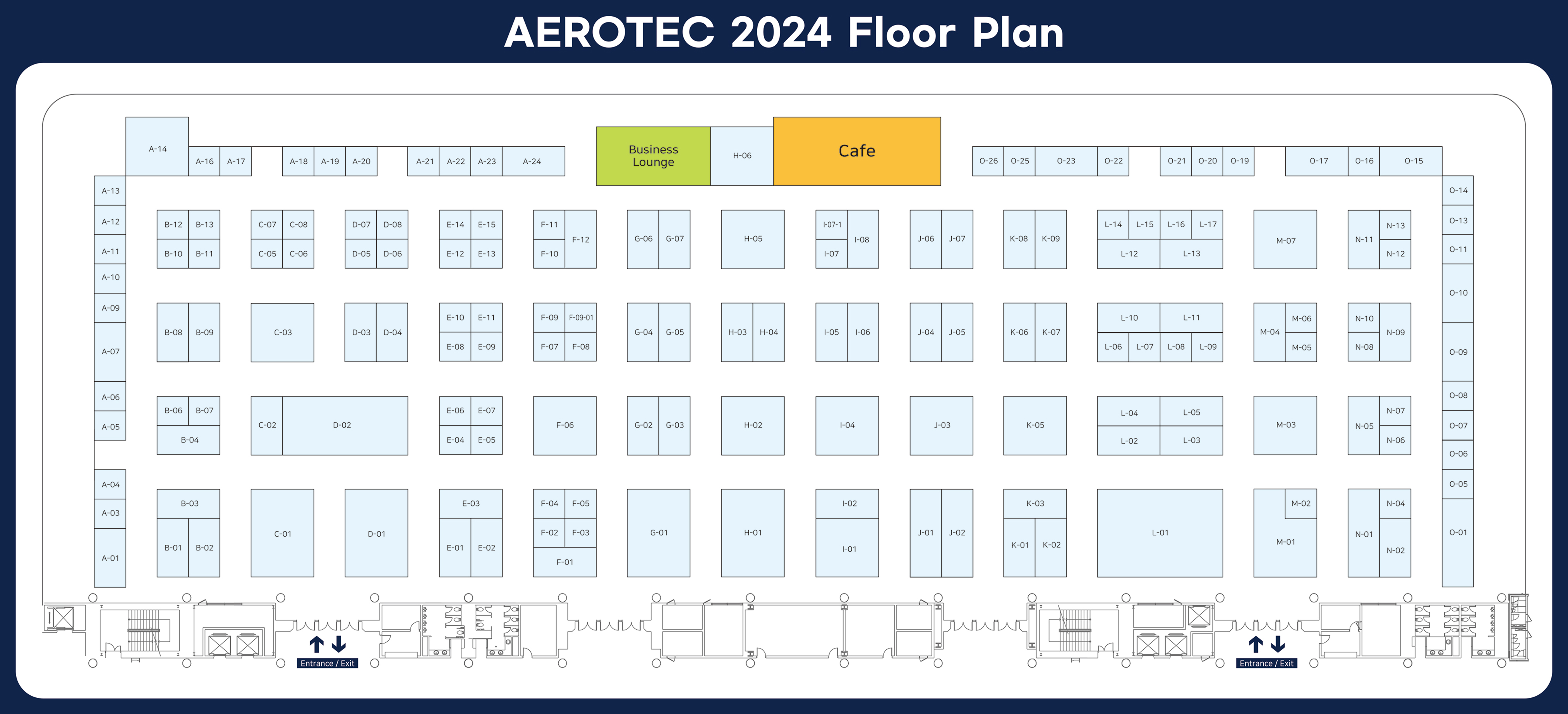 AEROTEC 2024 Floor Plan